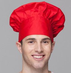 Hyzrz Chef Hat Adult Adjustable Elastic Baker Kitchen Cooking Chef Cap