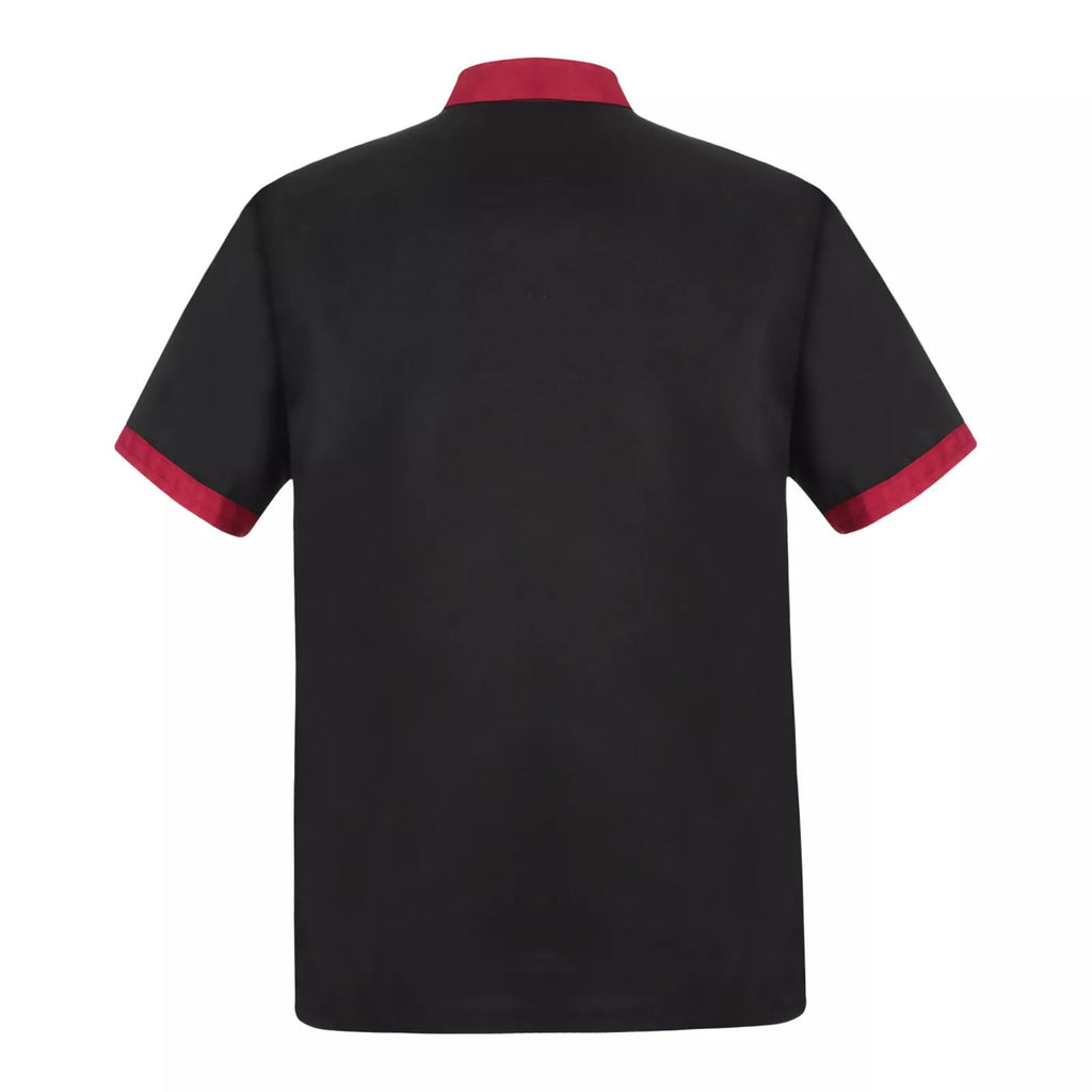 Unisex Chef Coat Short Sleeve,Chef Coat Men/Women Comfortable Button Closure - Kitchen,Restaurant,Hotel Uniform