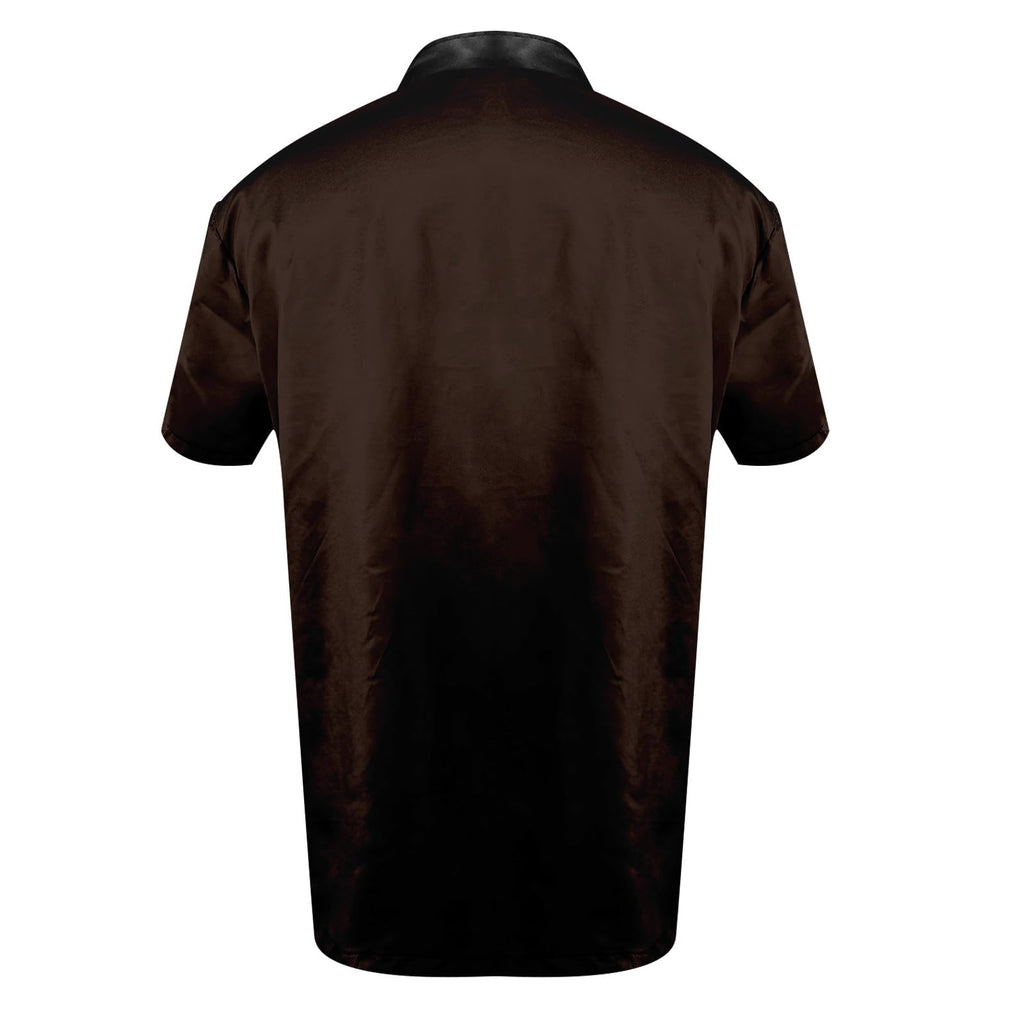 Unisex Chef Work Shirts Jacket Hotel Uniform Comfortable Button Closure Kitchen Restaurant Short Sleeve Breathable Coat