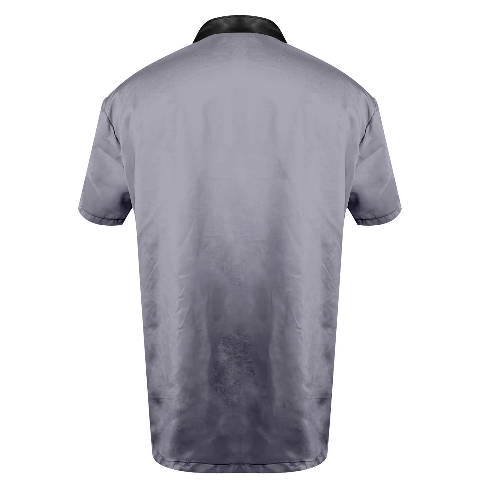 Unisex Chef Work Shirts Jacket Hotel Uniform Comfortable Button Closure Kitchen Restaurant Short Sleeve Breathable Coat