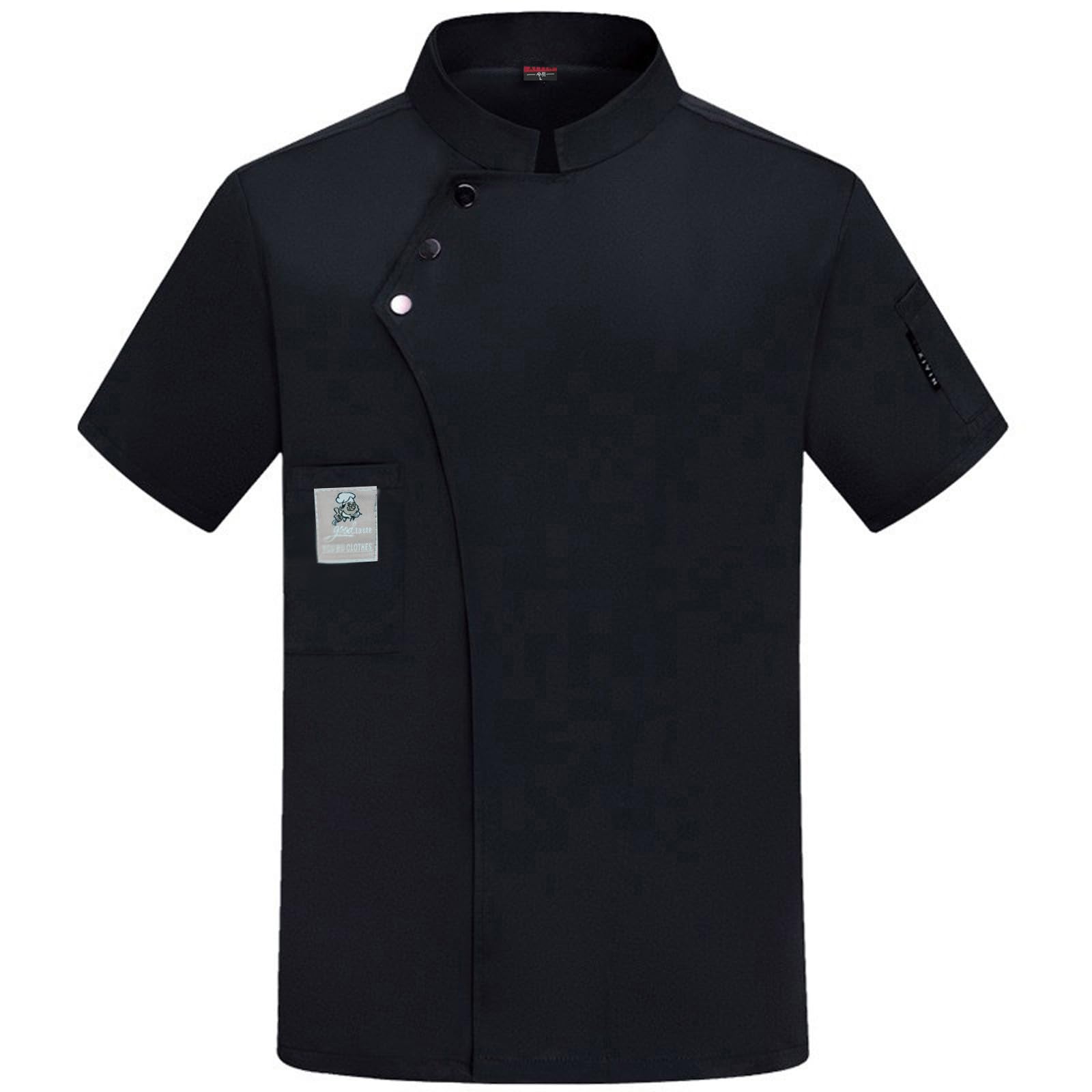 Unisex Chef Coat Short Sleeve,Chef Coat Men/Women Comfortable Button Closure - Kitchen,Restaurant,Hotel Uniform