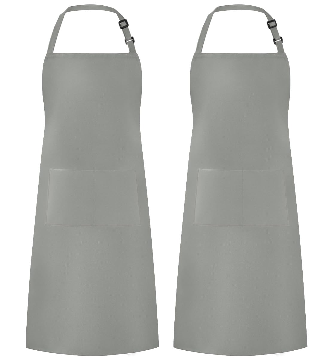 Syntus Adjustable Bib Apron with 2 Pockets Cooking Kitchen Aprons for Women Men Chef