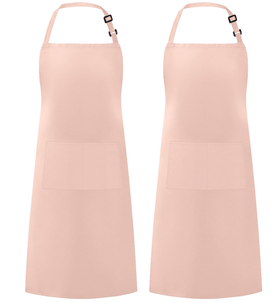Syntus Adjustable Bib Apron with 2 Pockets Cooking Kitchen Aprons for Women Men Chef