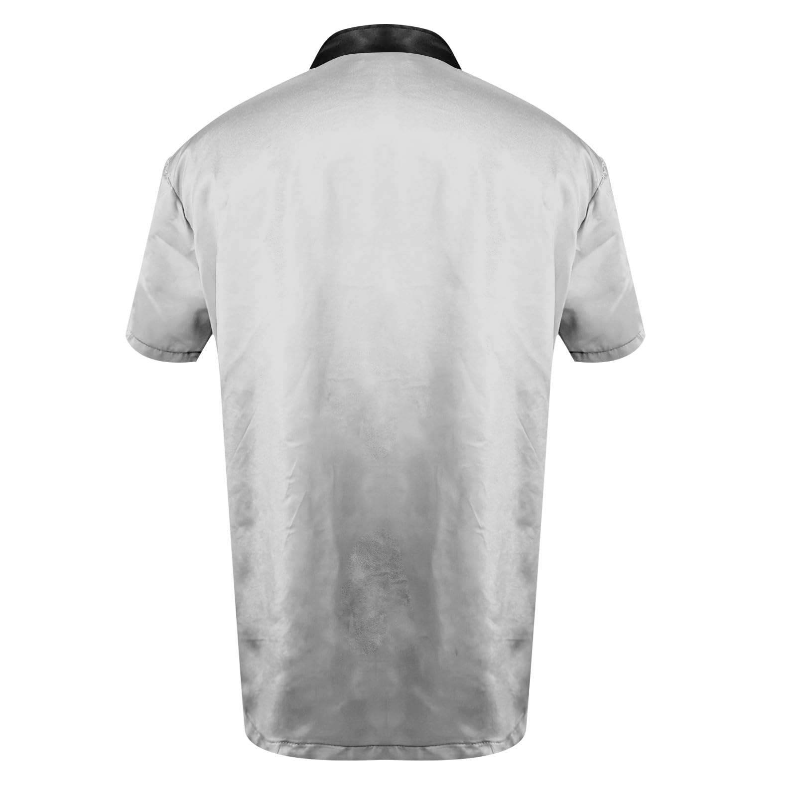 Unisex Chef Work Shirts Jacket Hotel Uniform Comfortable Button Closure Kitchen Restaurant Short Sleeve Breathable Coat