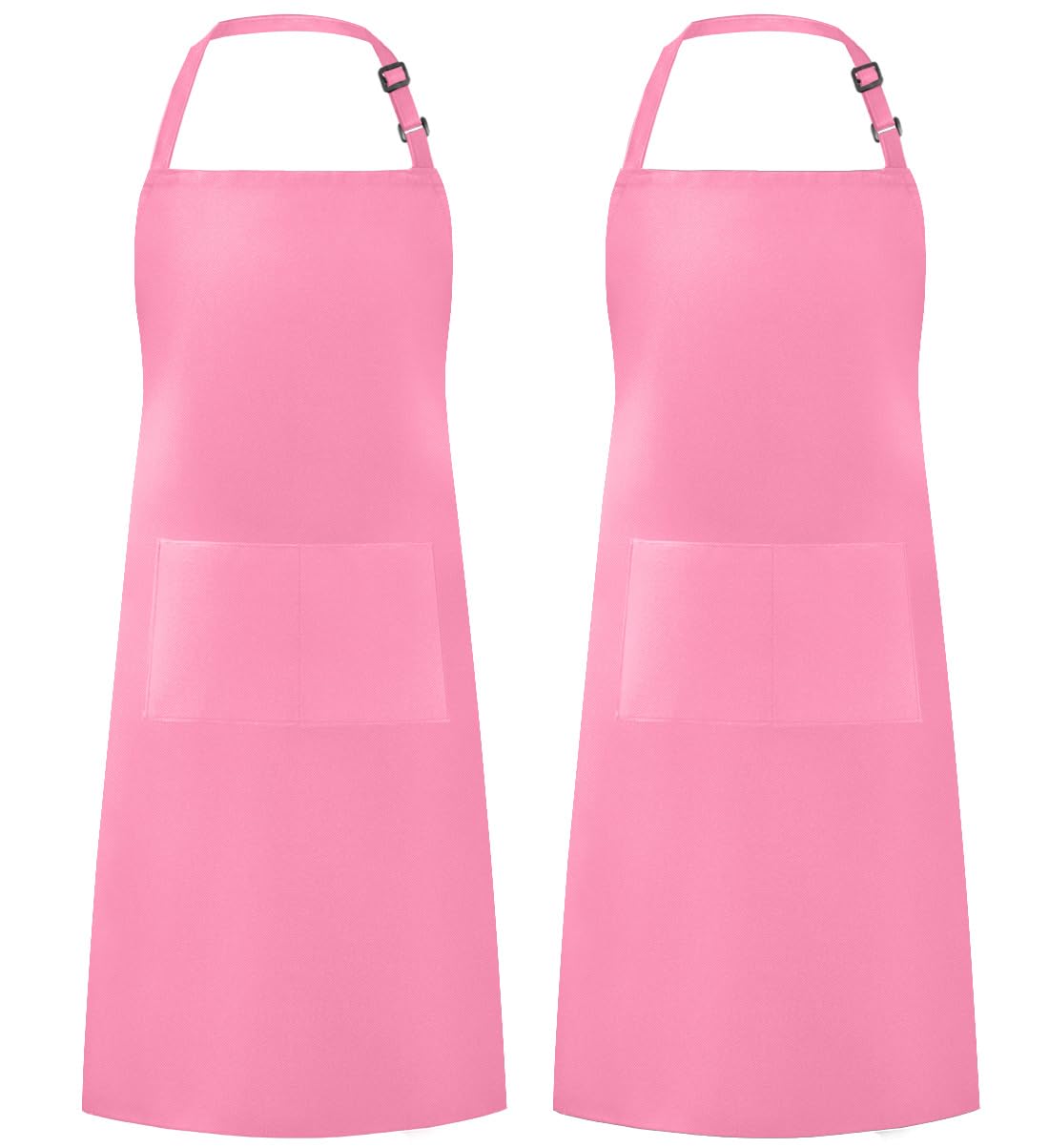 Syntus Adjustable Bib Apron with 2 Pockets Cooking Kitchen Aprons for Women Men Chef