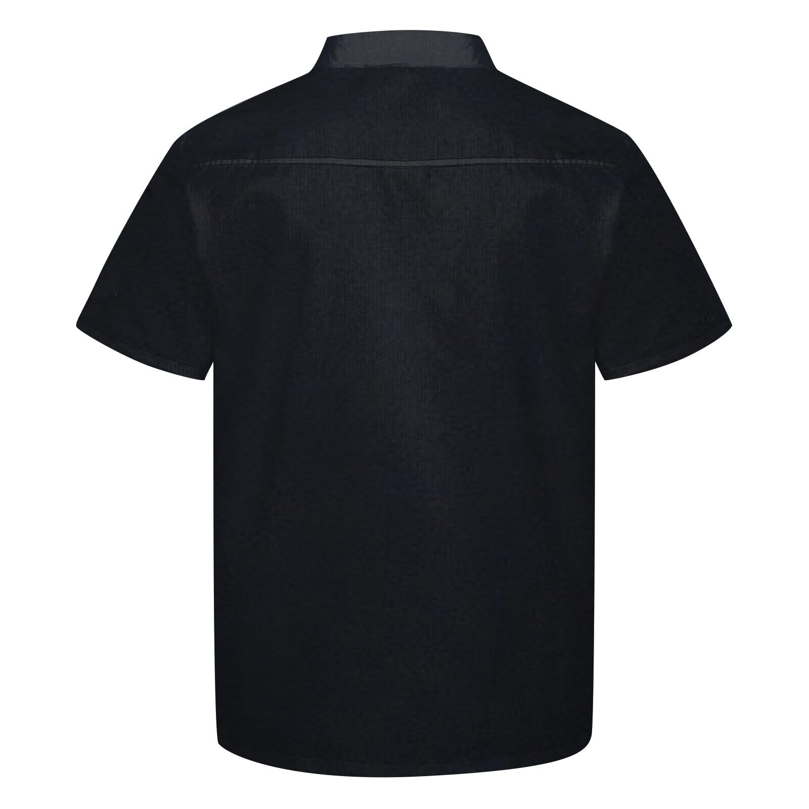 Unisex Chef Coat Short Sleeve,Chef Coat Men/Women Comfortable Button Closure - Kitchen,Restaurant,Hotel Uniform