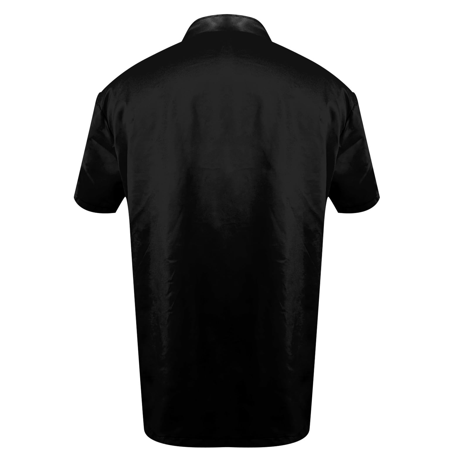 Unisex Chef Work Shirts Jacket Hotel Uniform Comfortable Button Closure Kitchen Restaurant Short Sleeve Breathable Coat