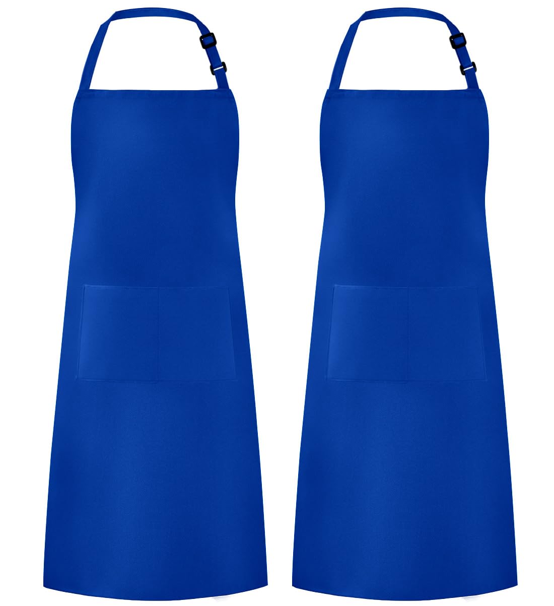 Syntus Adjustable Bib Apron with 2 Pockets Cooking Kitchen Aprons for Women Men Chef