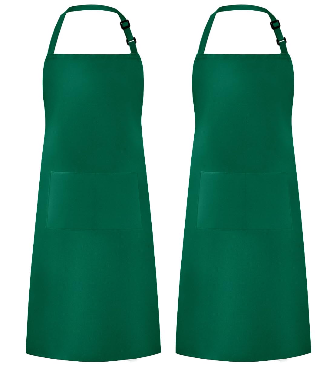 Syntus Adjustable Bib Apron with 2 Pockets Cooking Kitchen Aprons for Women Men Chef