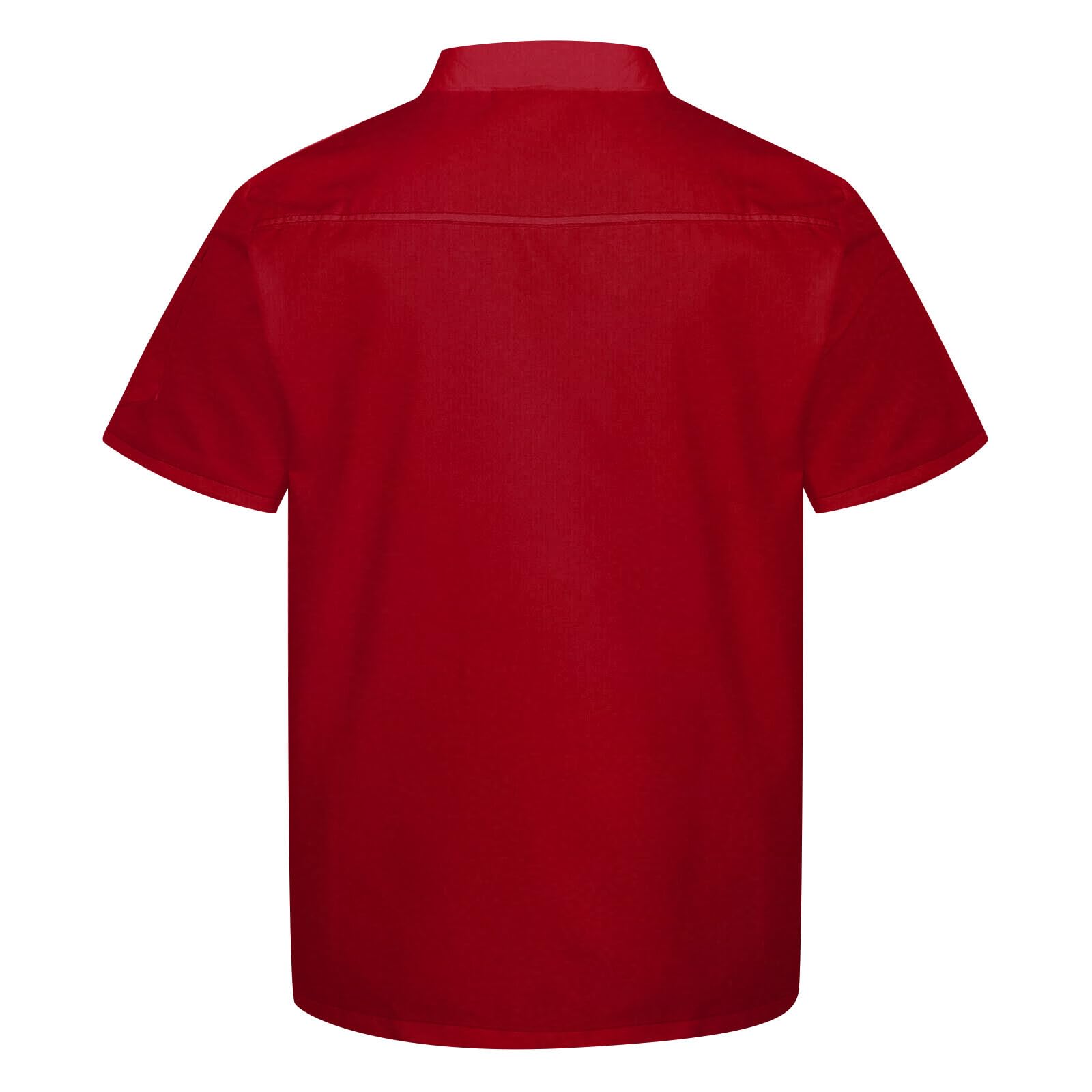 Unisex Chef Coat Short Sleeve,Chef Coat Men/Women Comfortable Button Closure - Kitchen,Restaurant,Hotel Uniform