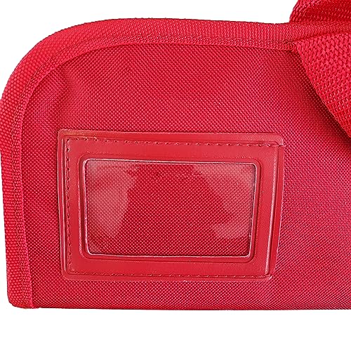 Ergo Chef 5 Pocket Chef Knife Case Roll Bag Bi-Fold (Black) Lightweight - Durable Nylon / Polyester Blend– Perfect for the Busy Traveling Chef