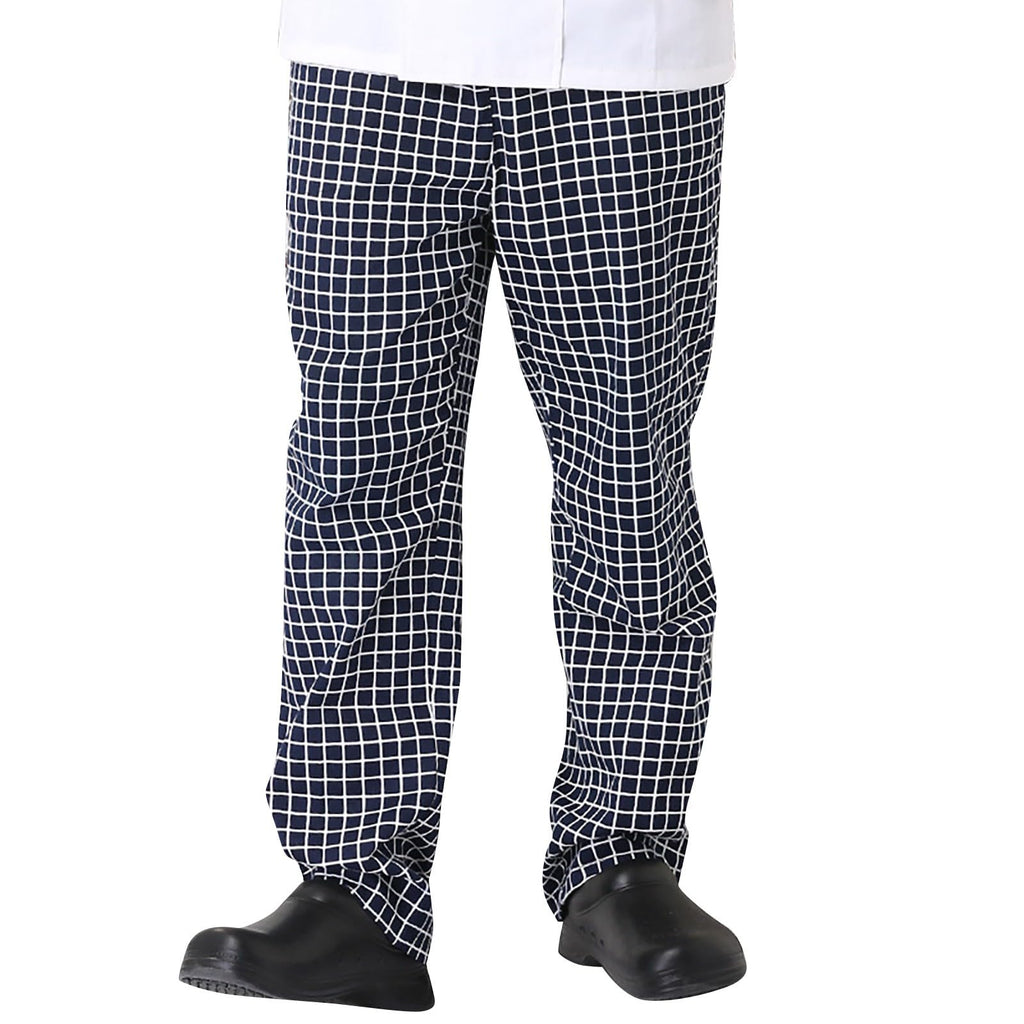 Chef Pants Unisex - Baggy Elastic Waist Cook Bottoms Restaurant Kitchen Service Work Uniform Pantalones de Cocina