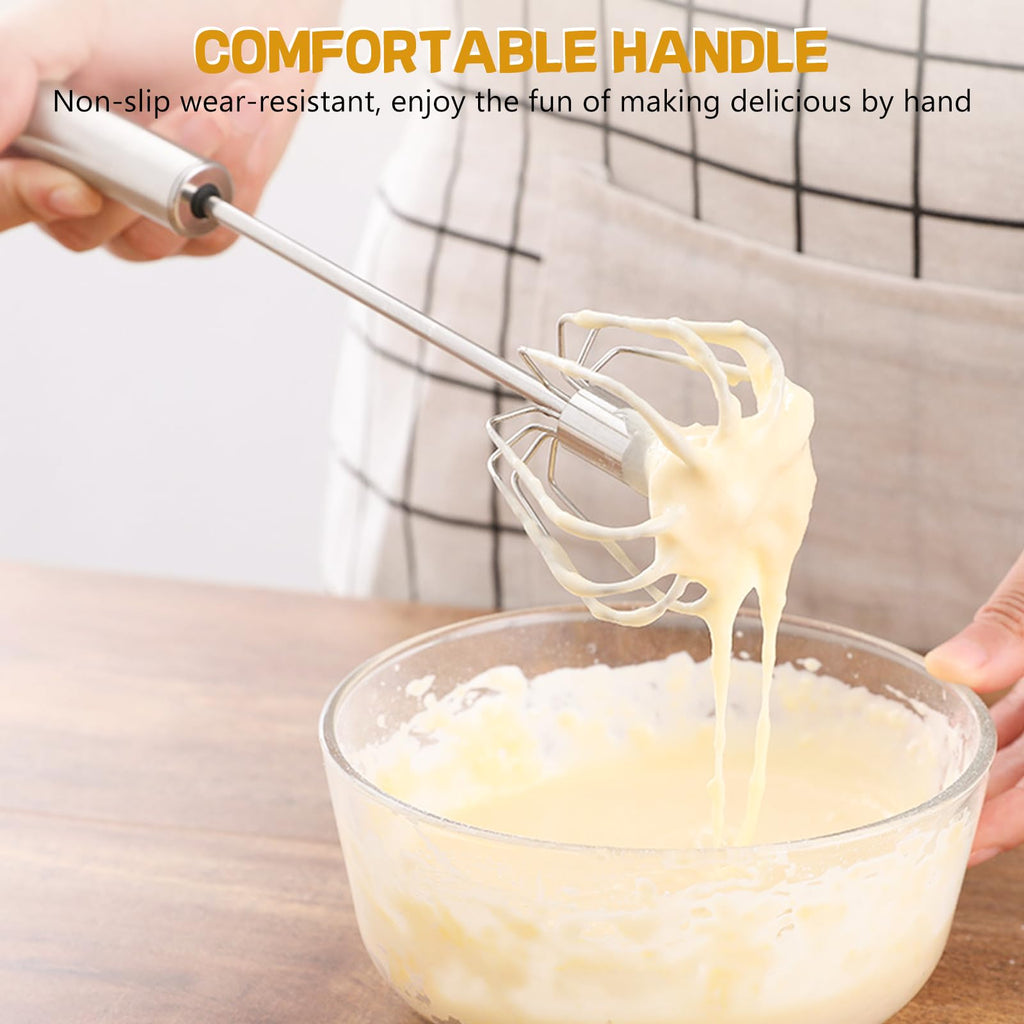 NileHome Stainless Steel Whisk Set 8" 10" 12" Kitchen Whisk Balloon Whisk Kitchen Wisk Wire Whisks for Cooking, Whisking, Blending, Beating, Stirring-3 Pack…