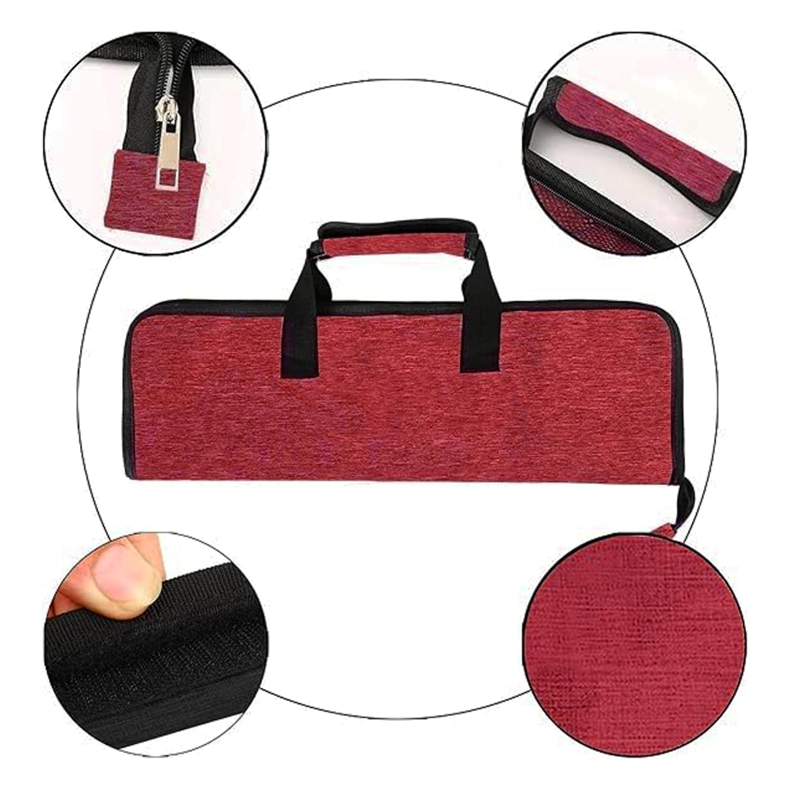 Chef’s Knife Roll Bag, Heavy Duty Oxford Chef Knife Bag, Portable 13 Slots Chef Knife Case, Multi-function Cutlery Knives Pouch Holder Knife Wrap Wallet Tool Roll