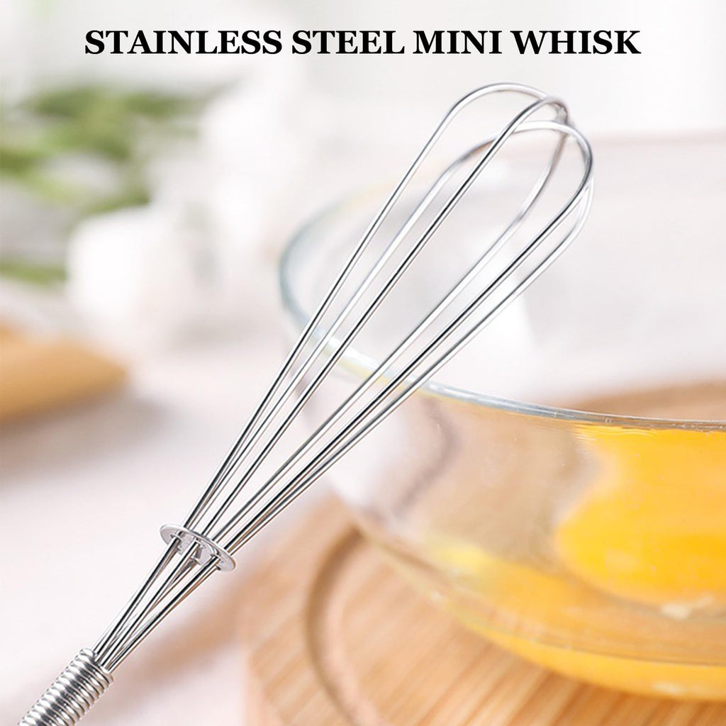 NileHome Stainless Steel Whisk Set 8" 10" 12" Kitchen Whisk Balloon Whisk Kitchen Wisk Wire Whisks for Cooking, Whisking, Blending, Beating, Stirring-3 Pack…