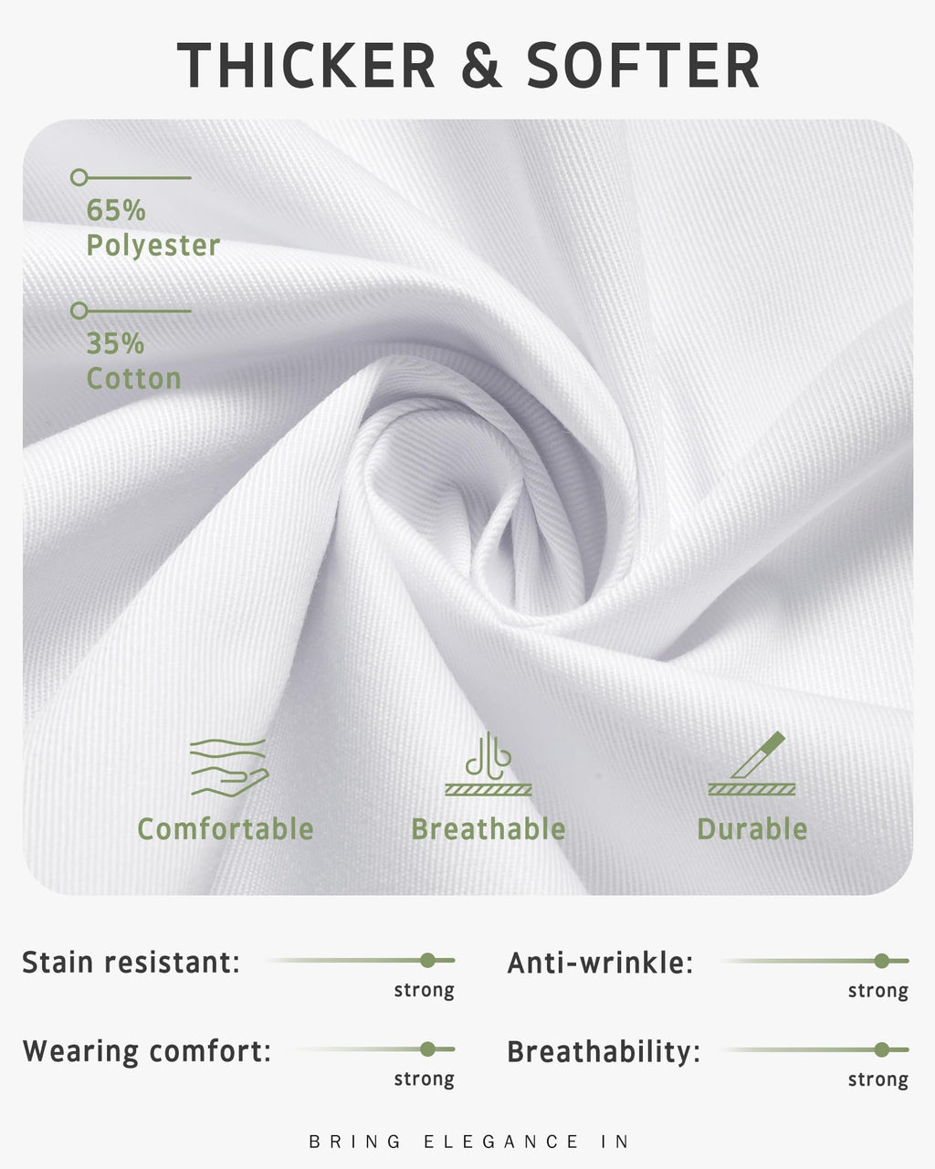 Syntus Adjustable Bib Apron with 2 Pockets Cooking Kitchen Aprons for Women Men Chef