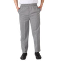Chef Pants Unisex - Baggy Elastic Waist Cook Bottoms Restaurant Kitchen Service Work Uniform Pantalones de Cocina