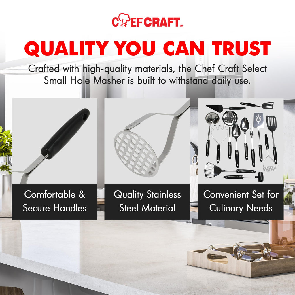 Chef Craft Select Meat Cooking Fork, 13 inch, Stainless Steel