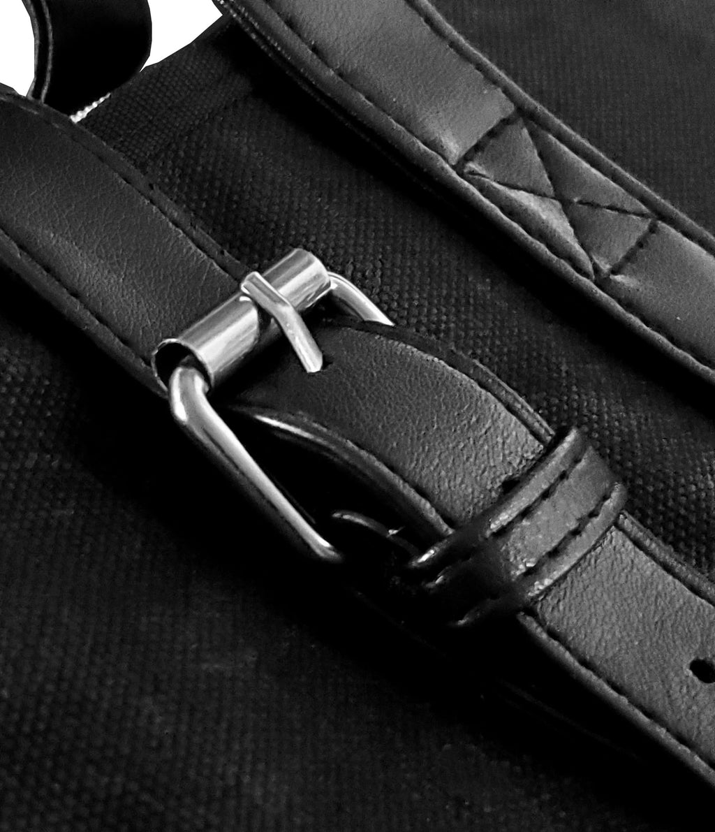 Ergo Chef 5 Pocket Chef Knife Case Roll Bag Bi-Fold (Black) Lightweight - Durable Nylon / Polyester Blend– Perfect for the Busy Traveling Chef
