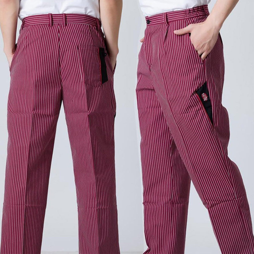 Chef Pants Unisex - Baggy Elastic Waist Cook Bottoms Restaurant Kitchen Service Work Uniform Pantalones de Cocina