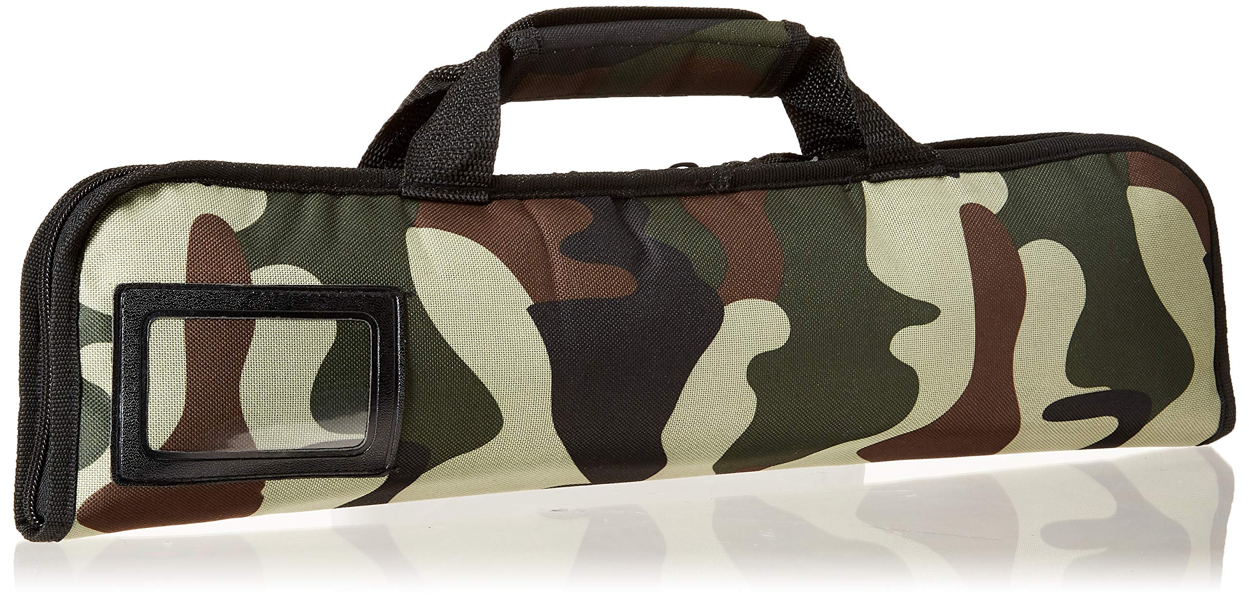 Ergo Chef 5 Pocket Chef Knife Case Roll Bag Bi-Fold (Black) Lightweight - Durable Nylon / Polyester Blend– Perfect for the Busy Traveling Chef