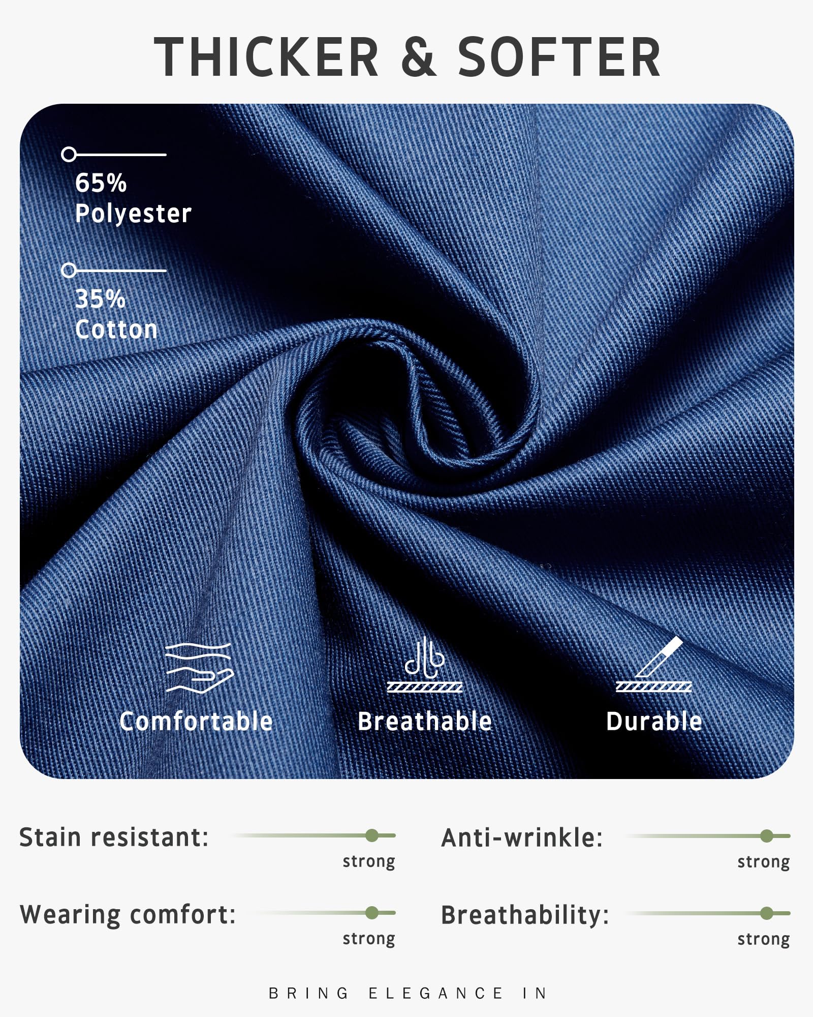 Syntus Adjustable Bib Apron with 2 Pockets Cooking Kitchen Aprons for Women Men Chef