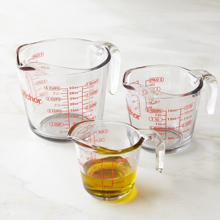 5-Piece Clear Polycarbonate Measuring Cup Set