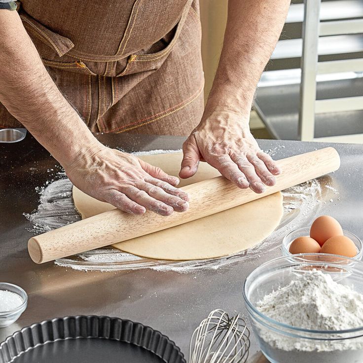 Choice 20" Rubberwood Tapered French Rolling Pin