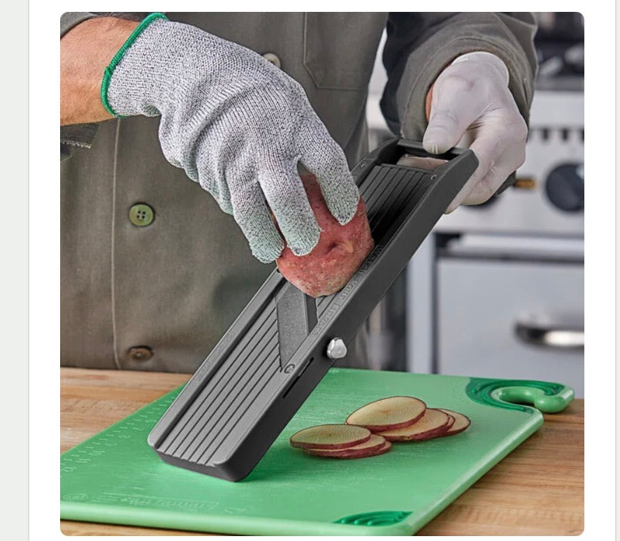 Japanese Mandoline with 3 Interchangeable Blades and Finger Guard