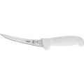 Curved Flexible Boning Knife with White Handles 6"