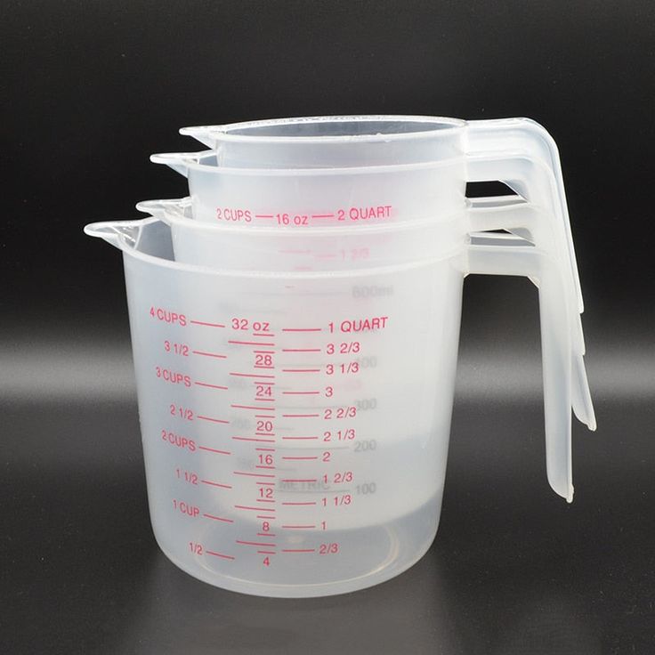 Plastic Measuring Cups ( 3 )